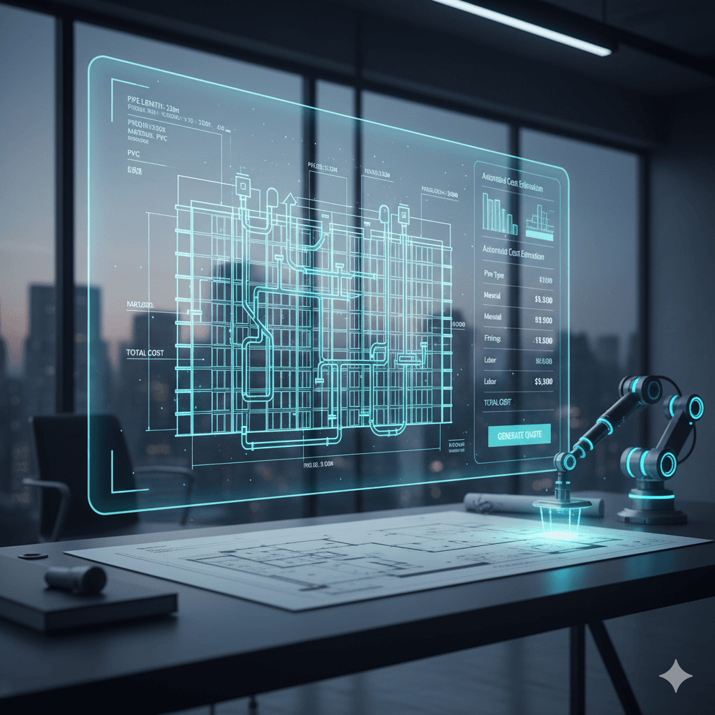 排水配管解析・見積自動作成システム