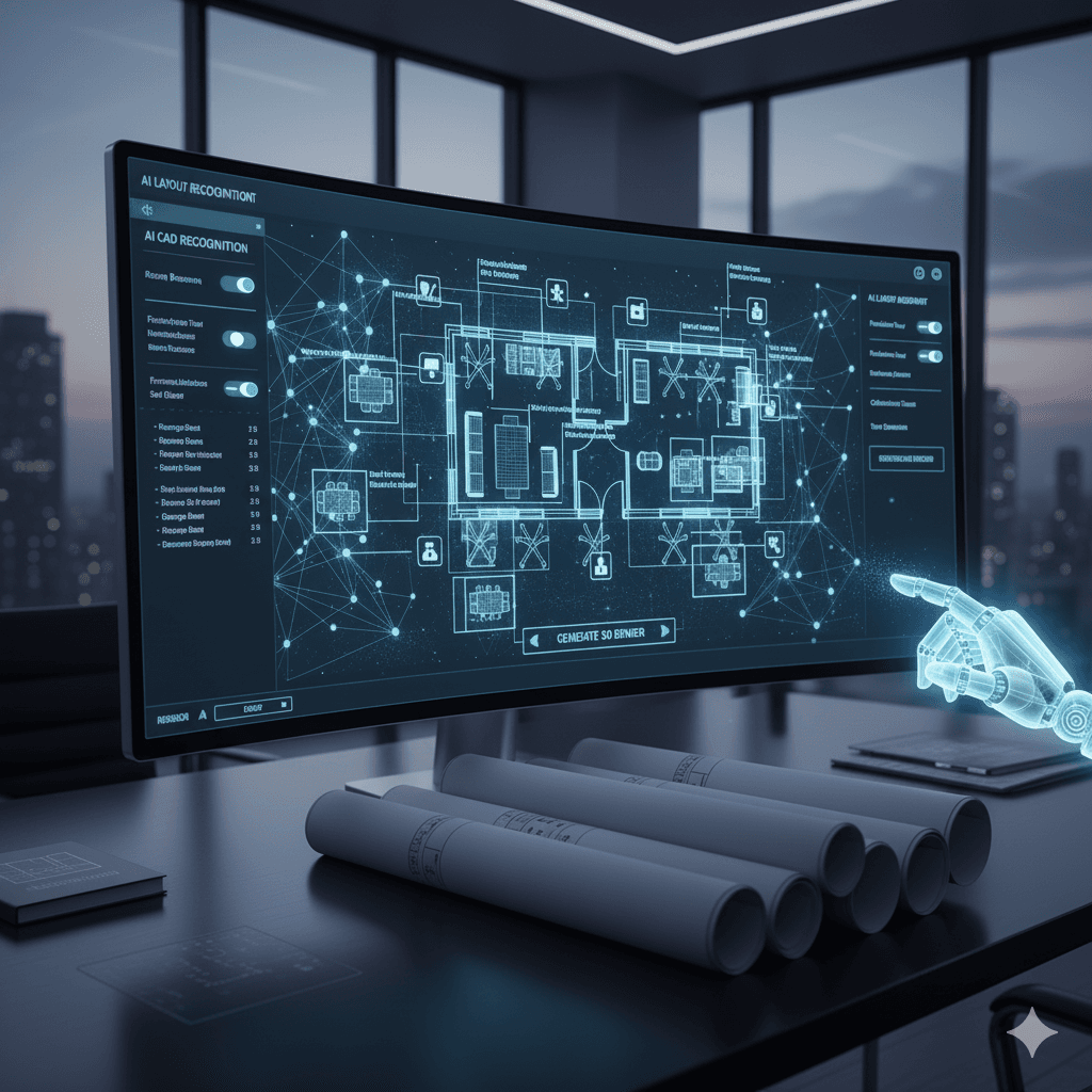 CADファイルからの部屋・家具認識AI